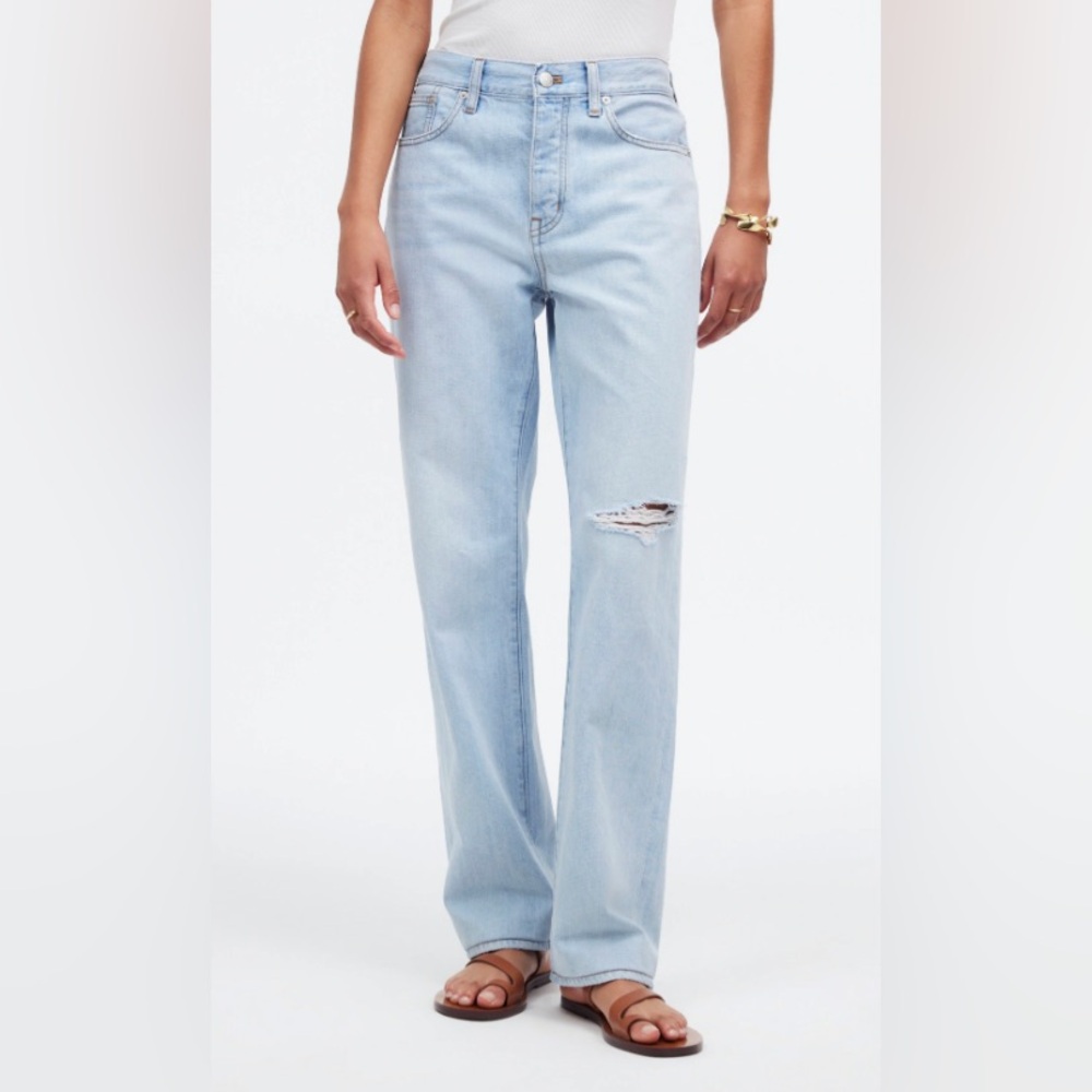 Madewell Low Slung Straight Jean